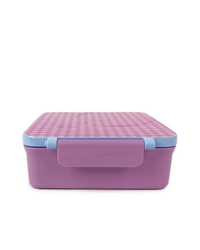 The Somewhere Co. Bento Lunch Box - Lilac Gingham