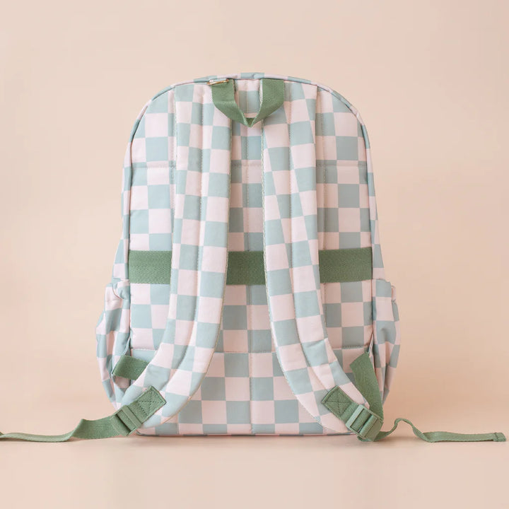 Fox & Fallow Backpack - Sage Check