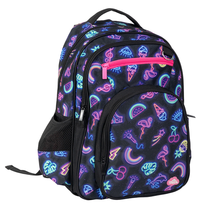 Spencil Big Kids Backpack - Neon Party