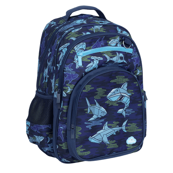 Spencil Big Kids Backpack - Robo Shark