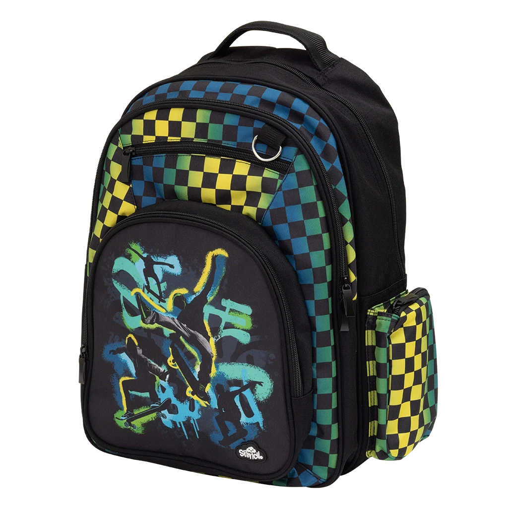 Spencil Big Kids Backpack - Skate Crew