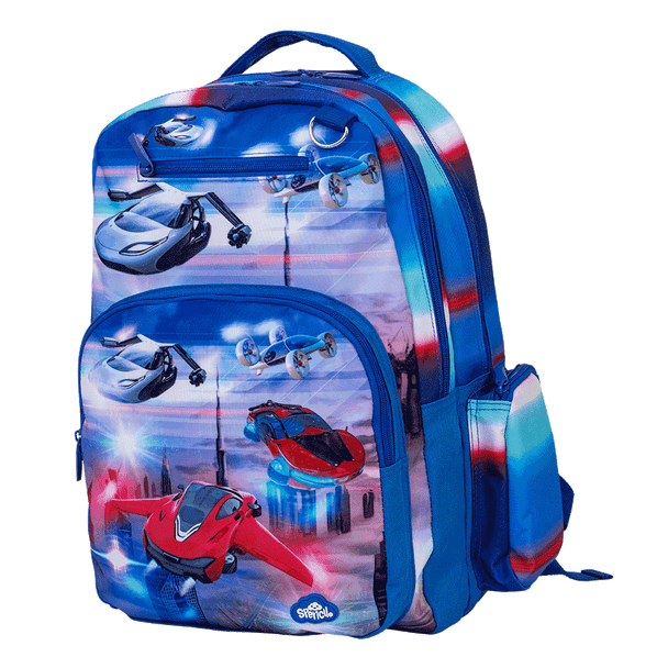 Spencil Big Kids Backpack - Flying Cars