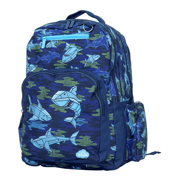 Spencil Big Kids Backpack - Robo Shark