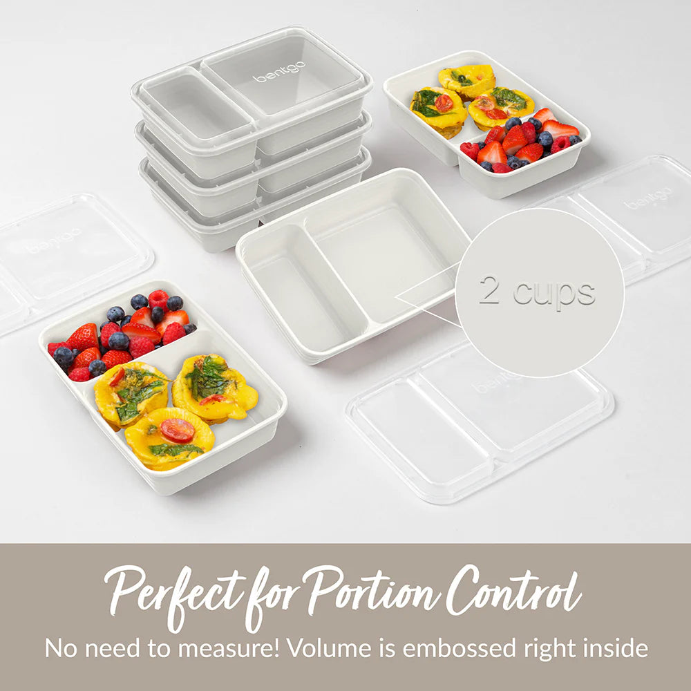 Bentgo Prep 2 Compartment Containers 10pk