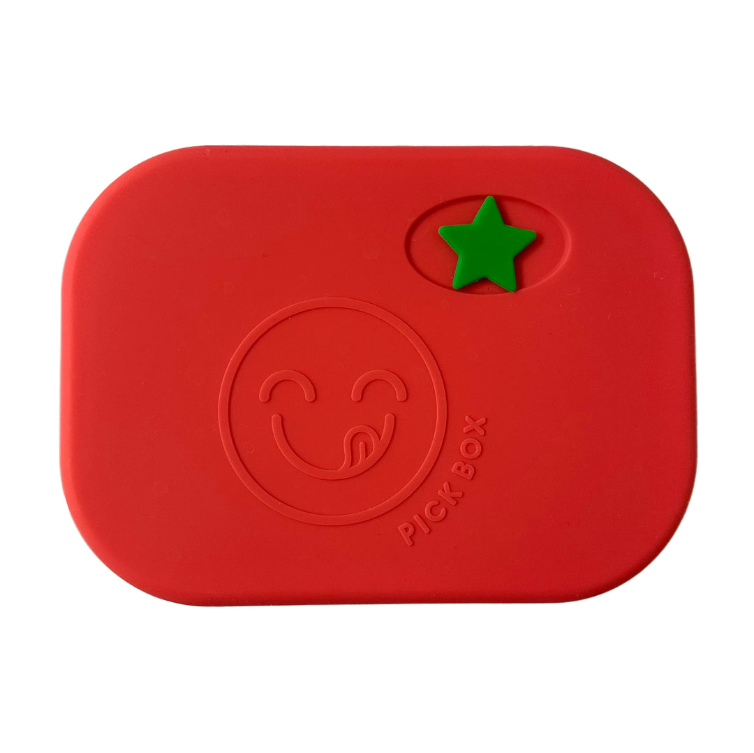 Pick Plates Silicone Bento Box - Red