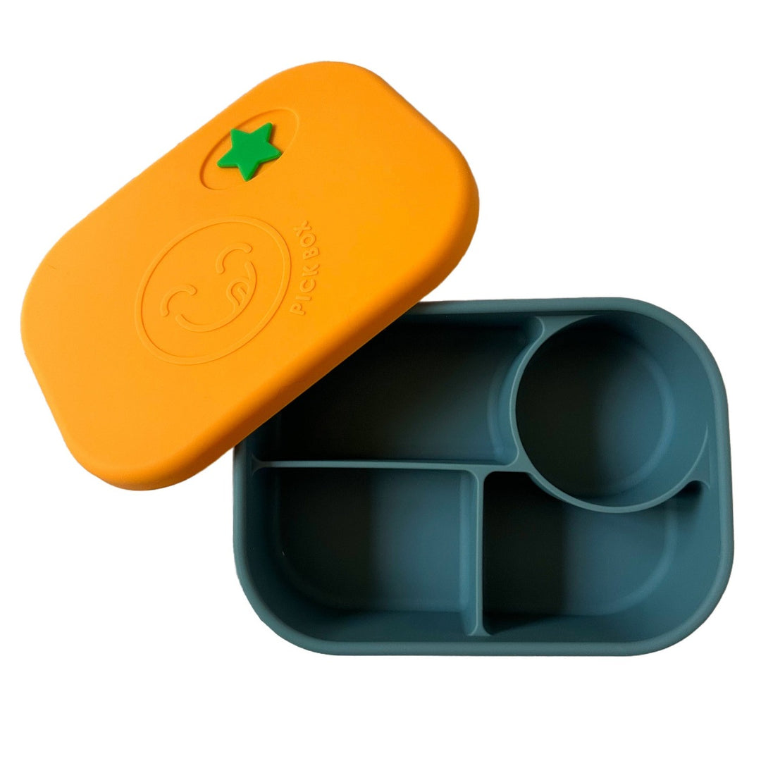 Pick Plates Silicone Bento Box - Blue