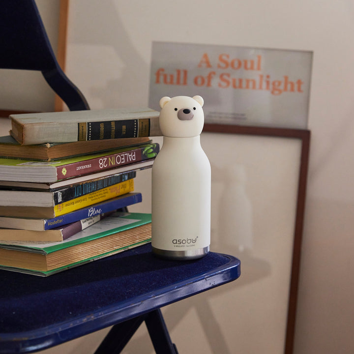 Asobu 460ml Insulated Bestie Bottle - Polar Bear