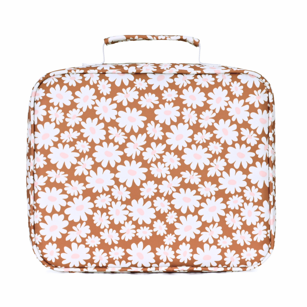Kinnder JUNIOR Insulated Lunch Bag + Ice Pack - Bloom Tan