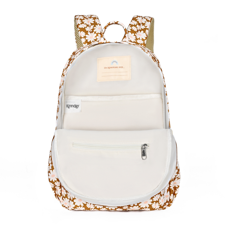 Kinnder Junior Kindy/School Backpack - Bloom Tan
