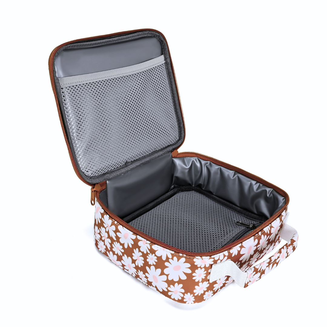 Kinnder MINI Insulated Lunch Bag - Bloom Tan
