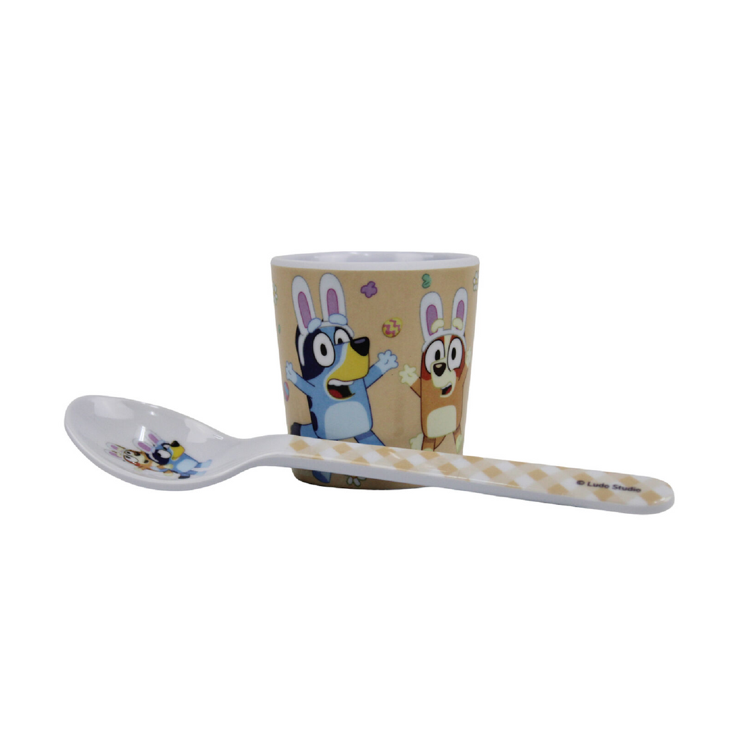 Bluey & Bingo Easter Egg & Spoon Set