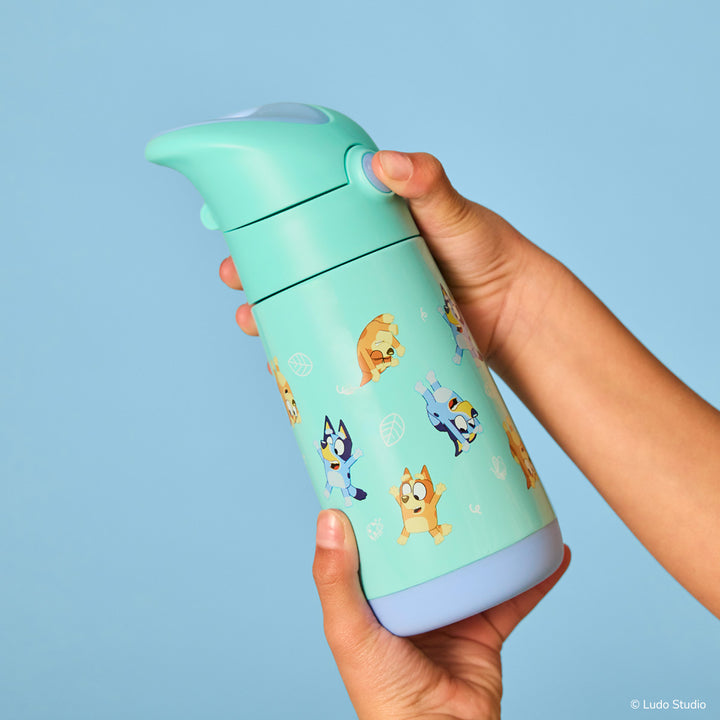 b.box Insulated Drink Bottle 350ml - Playtime Bluey