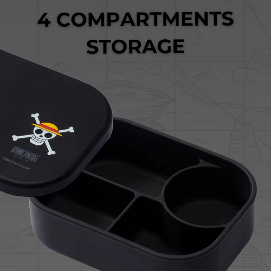 PRE-ORDER - Bobbleware Silicone Bento Box - Straw Hats Edition