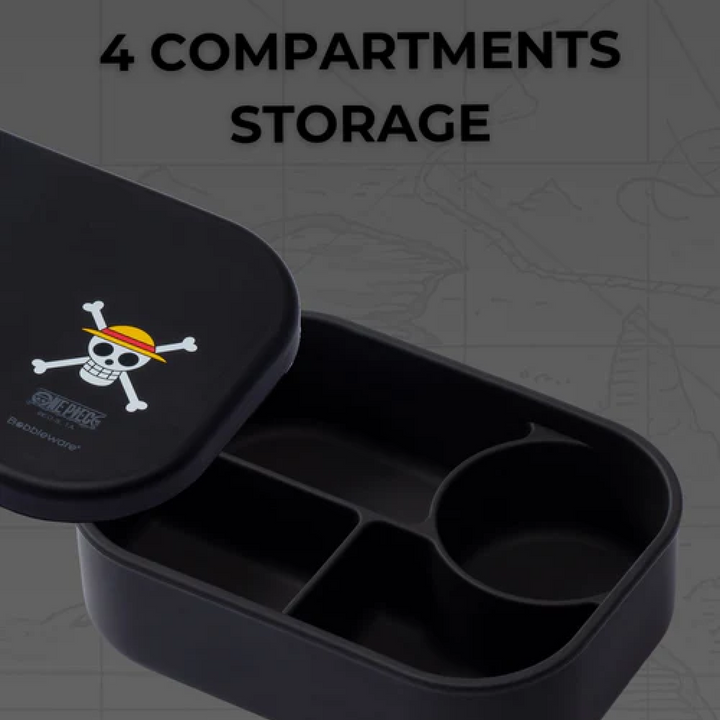 PRE-ORDER - Bobbleware Silicone Bento Box - Straw Hats Edition