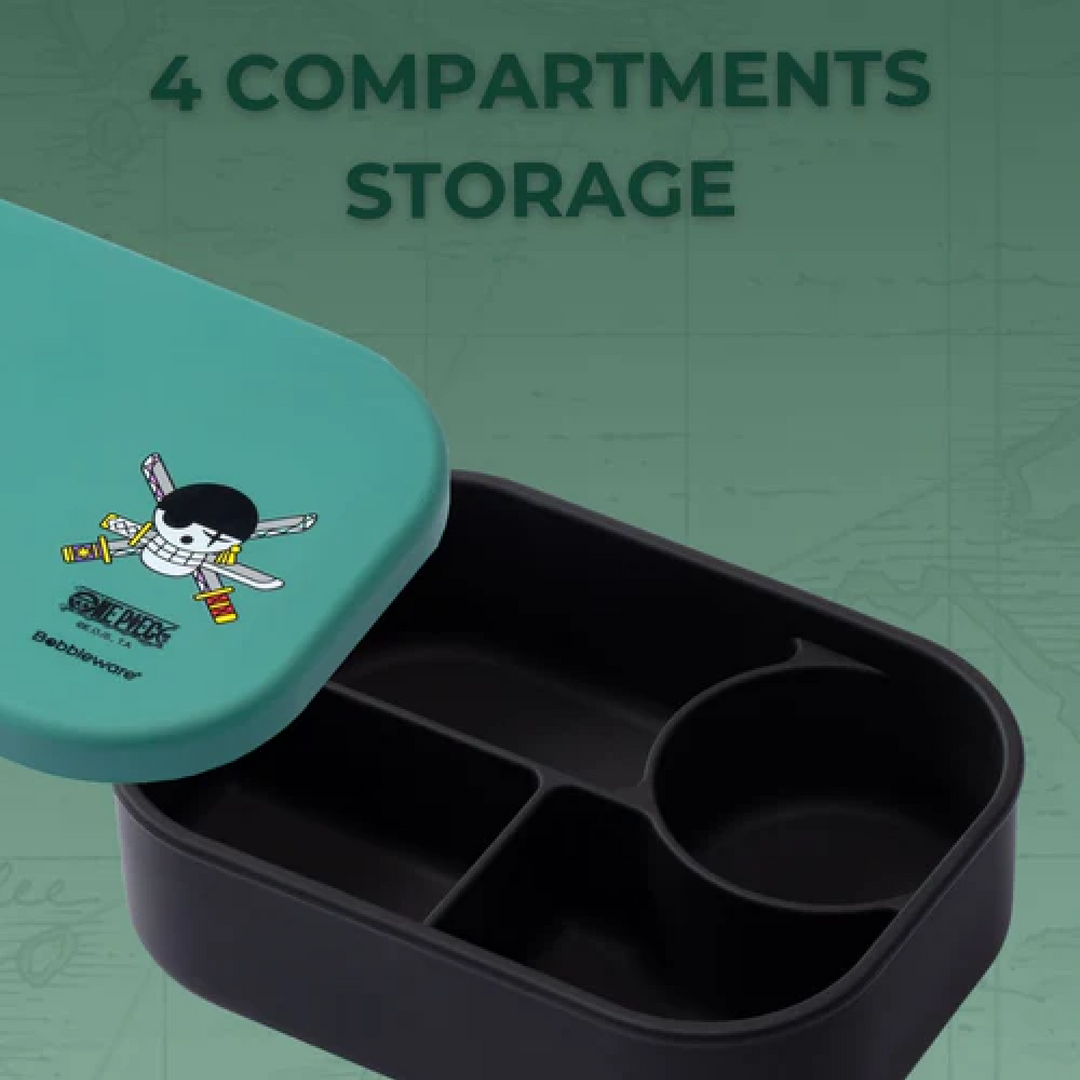 PRE-ORDER - Bobbleware Silicone Bento Box - Zoro Edition