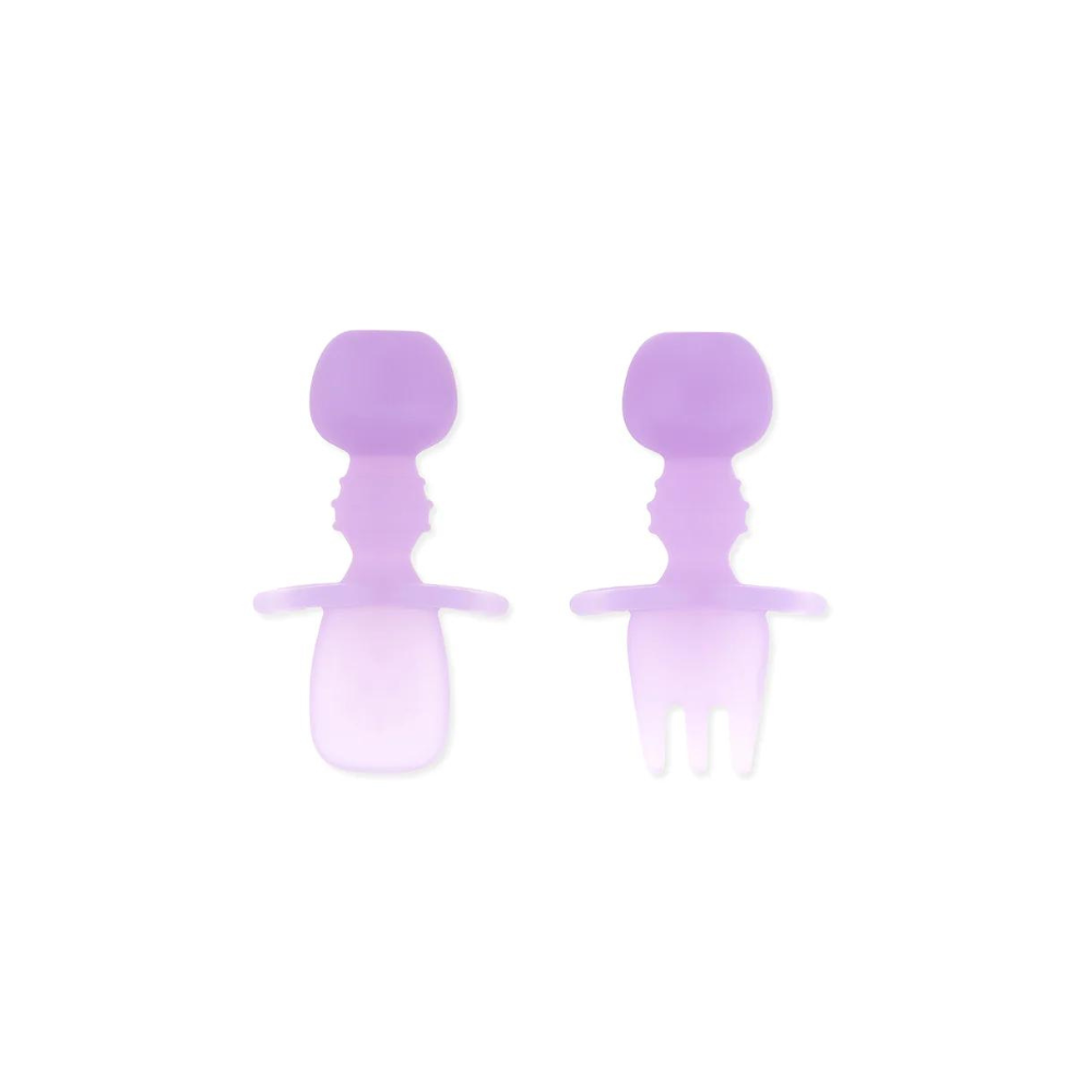 Bumkins Silicone Chewtensils - Jelly Purple
