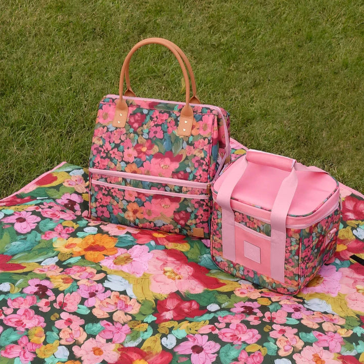 The Somewhere Co. Insulated Picnic Bag - Amongst The Flowers