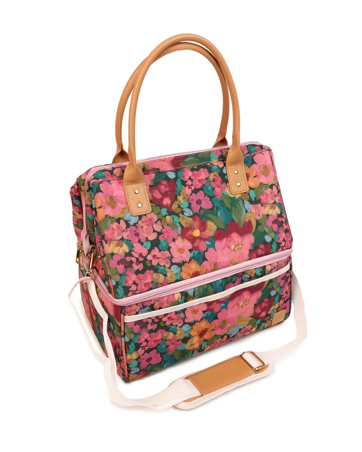 The Somewhere Co. Insulated Picnic Bag - Amongst The Flowers