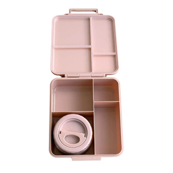 Bento Box with Food Jar - Blush PInk