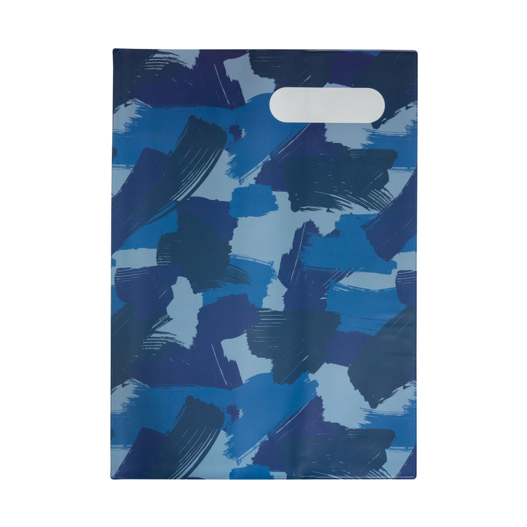 Spencil Book Cover - A4 Book - Camo Biker Blue