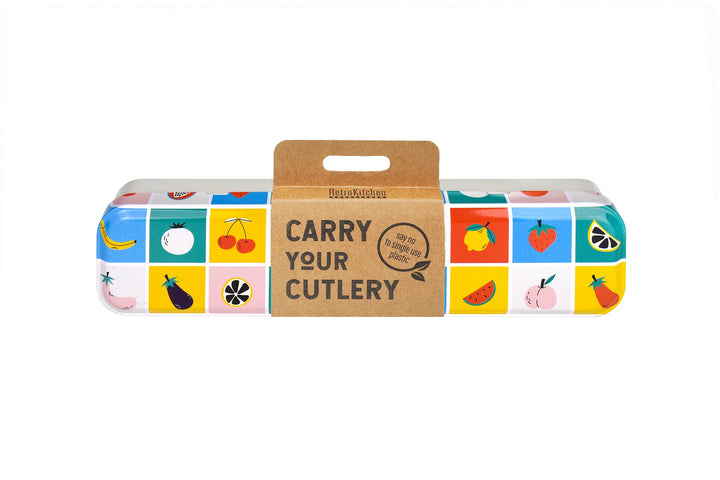 Retrokitchen Carry Your Cutlery - Retro Fruits