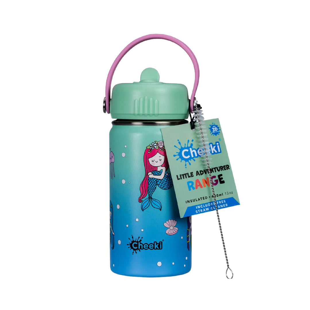 Cheeki 400ml Insulated Adventure Bottle - Mermaid