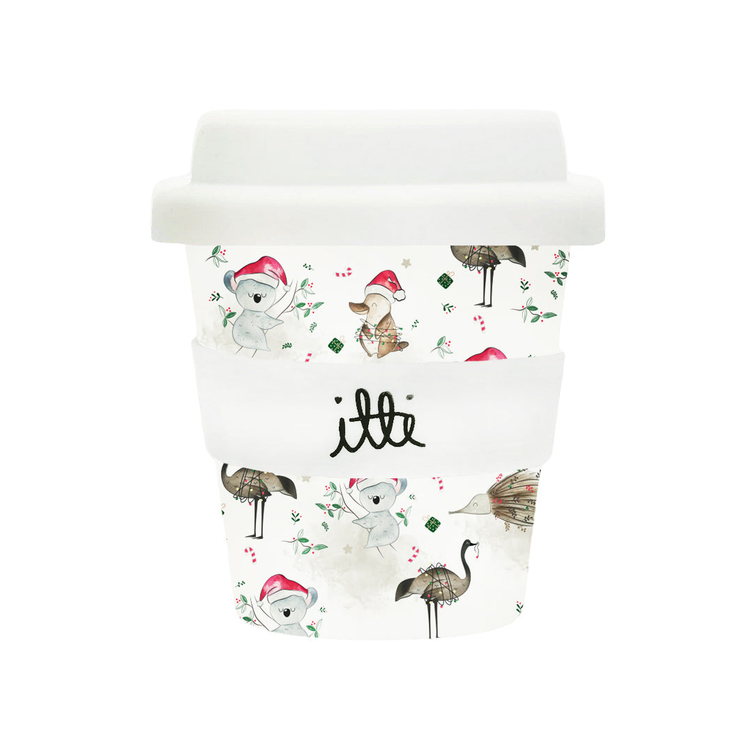 Itti Bamboo Baby Cino Cup - Limited Edition - Aussie Christmas