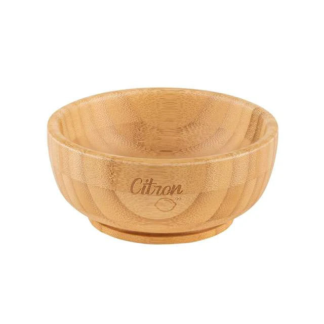 Citron Bamboo Suction Bowl & Spoon - Blush Pink