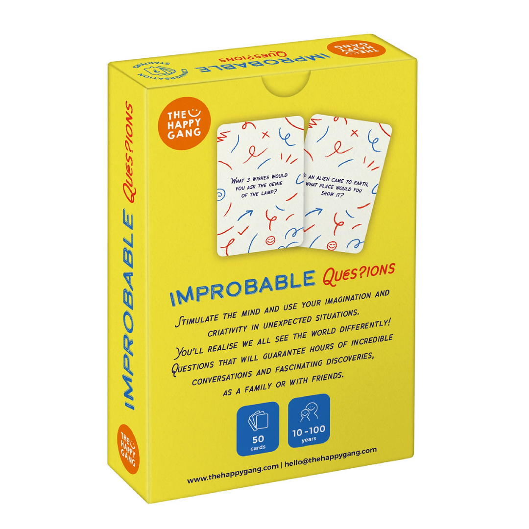 Conversation Starter Cards - Improbable Questions