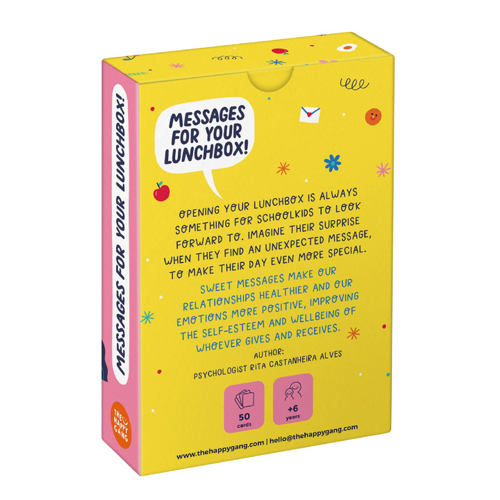 Conversation Starter Cards - Messages For Your Lunchbox
