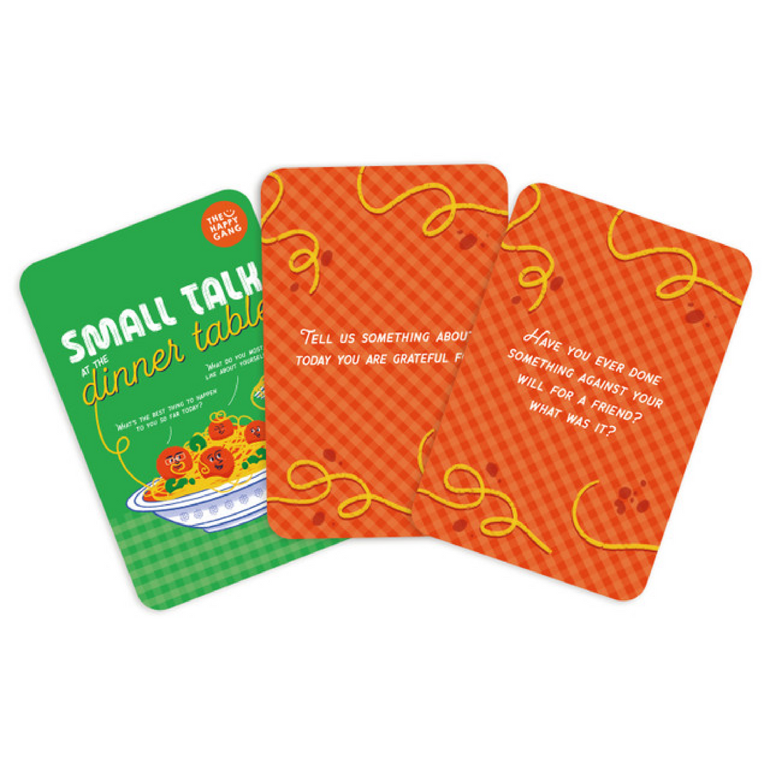 Conversation Starter Cards - Small Talk at the Dinner Table