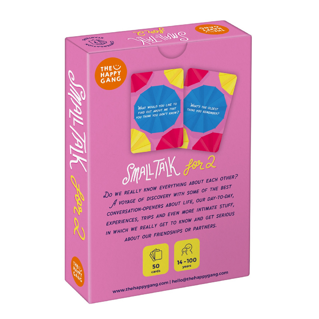 Conversation Starter Cards - Small Talk for 2