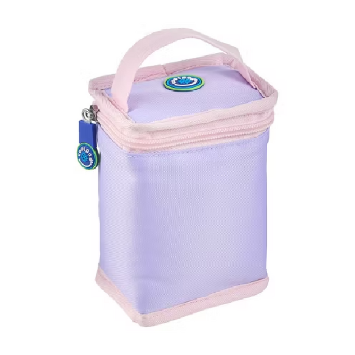 CoolPod Freezable Fruit Drink Cooler Bag - Pastel Purple/Pink