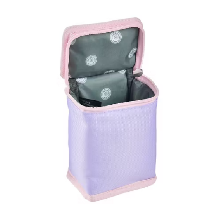 CoolPod Freezable Fruit Drink Cooler Bag - Pastel Purple/Pink