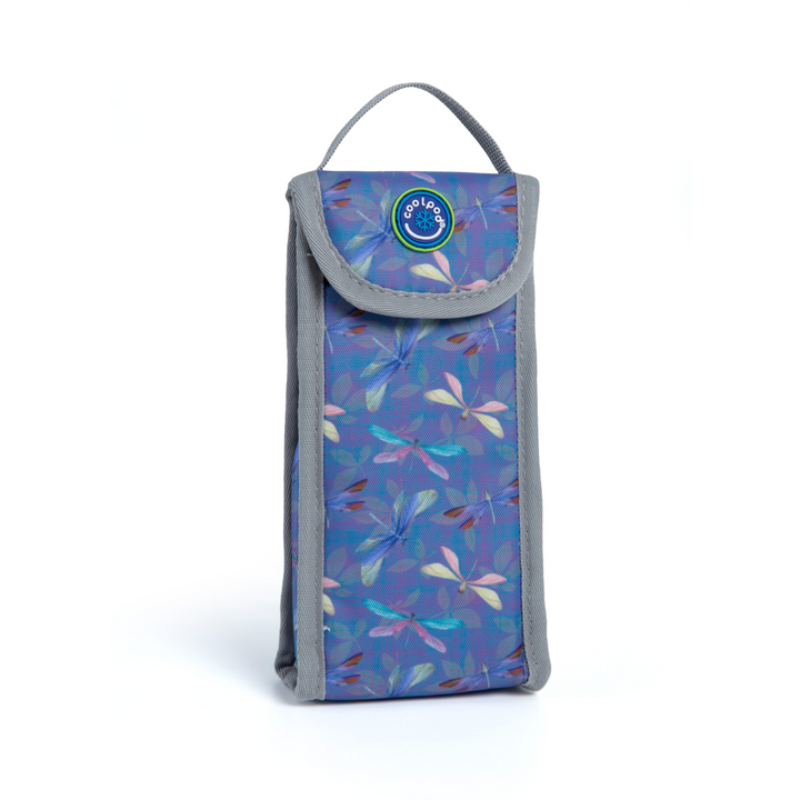 CoolPod Freezable Yoghurt Insulated Squeeze Pouch - Dragonflies