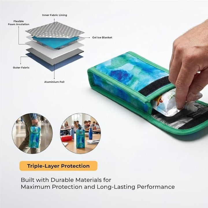 CoolPod Freezable Yoghurt Insulated Squeeze Pouch - Unicorn Star