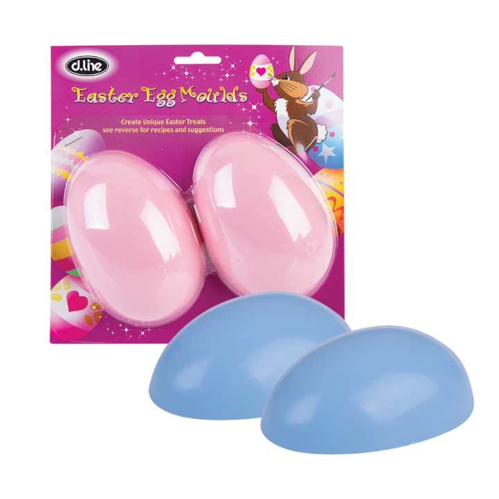 D.Line Large Plain Egg Mould Set - 2pk