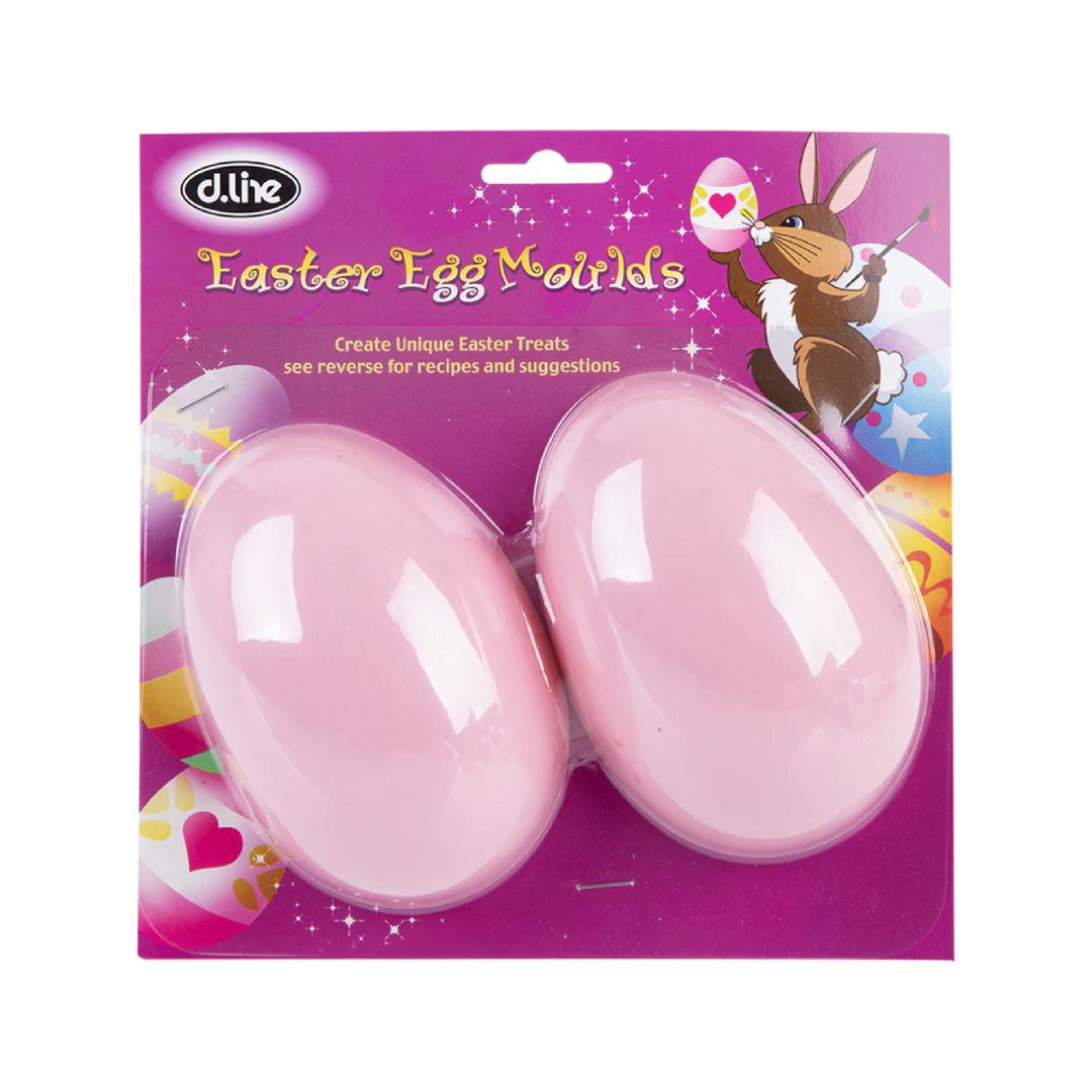 D.Line Large Plain Egg Mould Set - 2pk