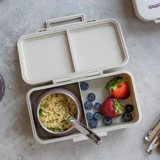 Citron Rectangle Lunch Box With TWO Food Jars - Vehicles