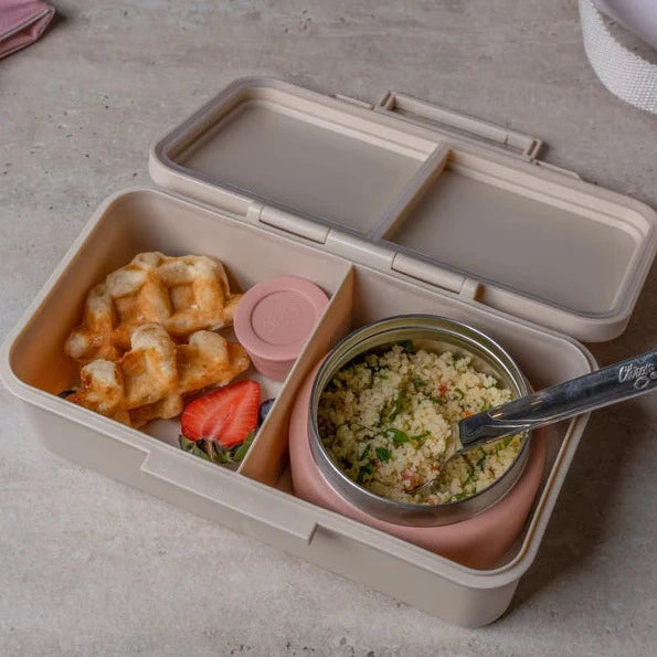 Citron Rectangle Lunch Box With TWO Food Jars - Ballerina