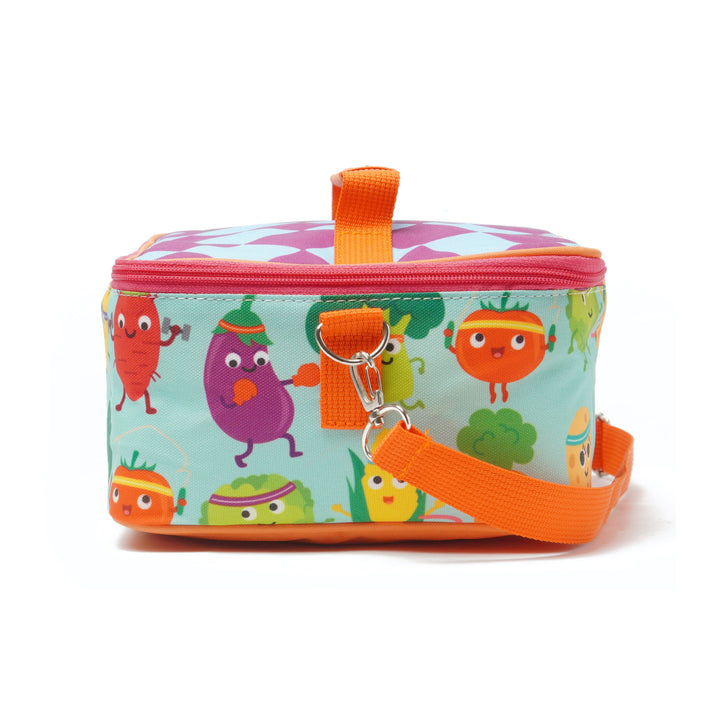 DooWop Kids Insulated Square Lunch Bag - Sporty Veges