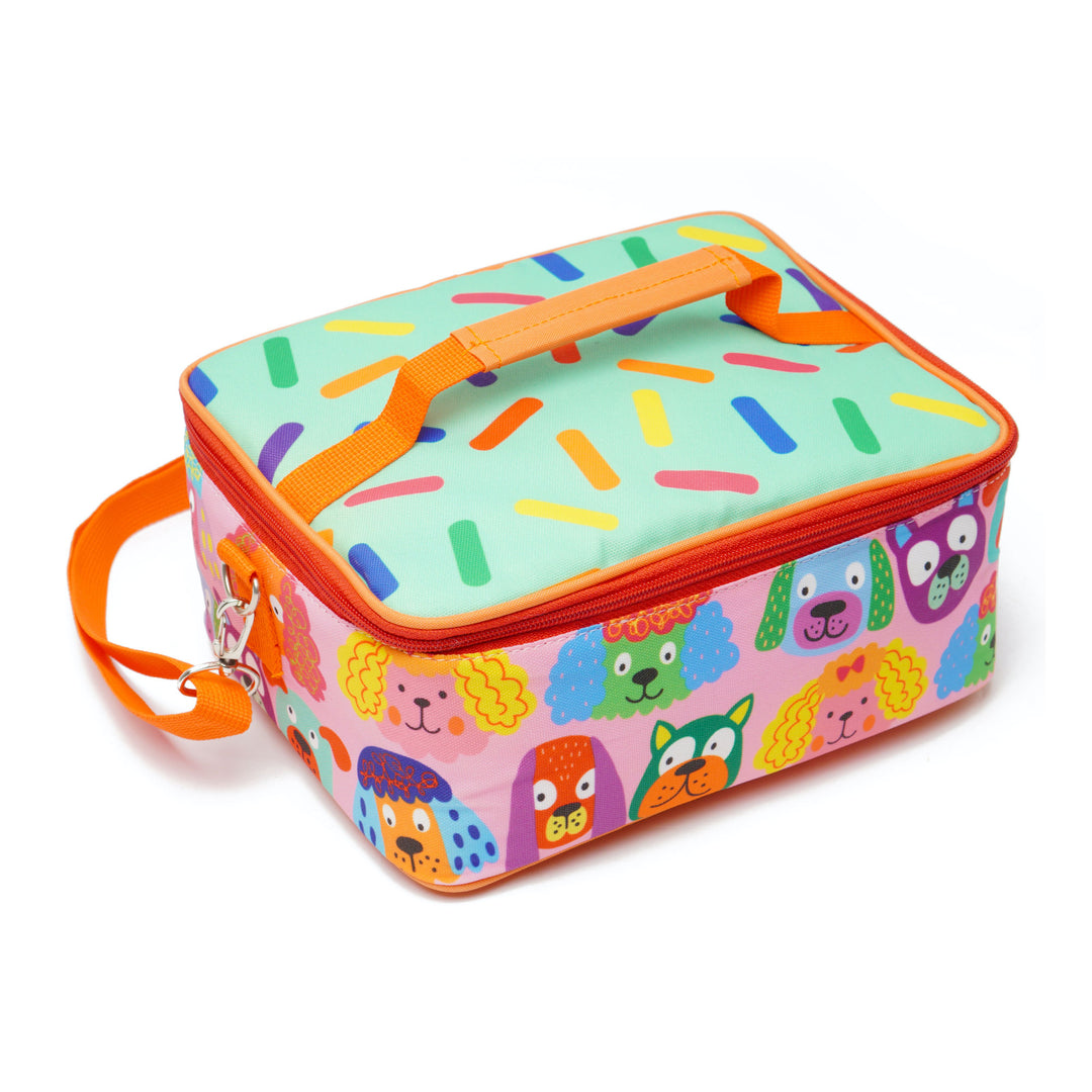 DooWop Kids Insulated Square Lunch Bag - Puppy Power