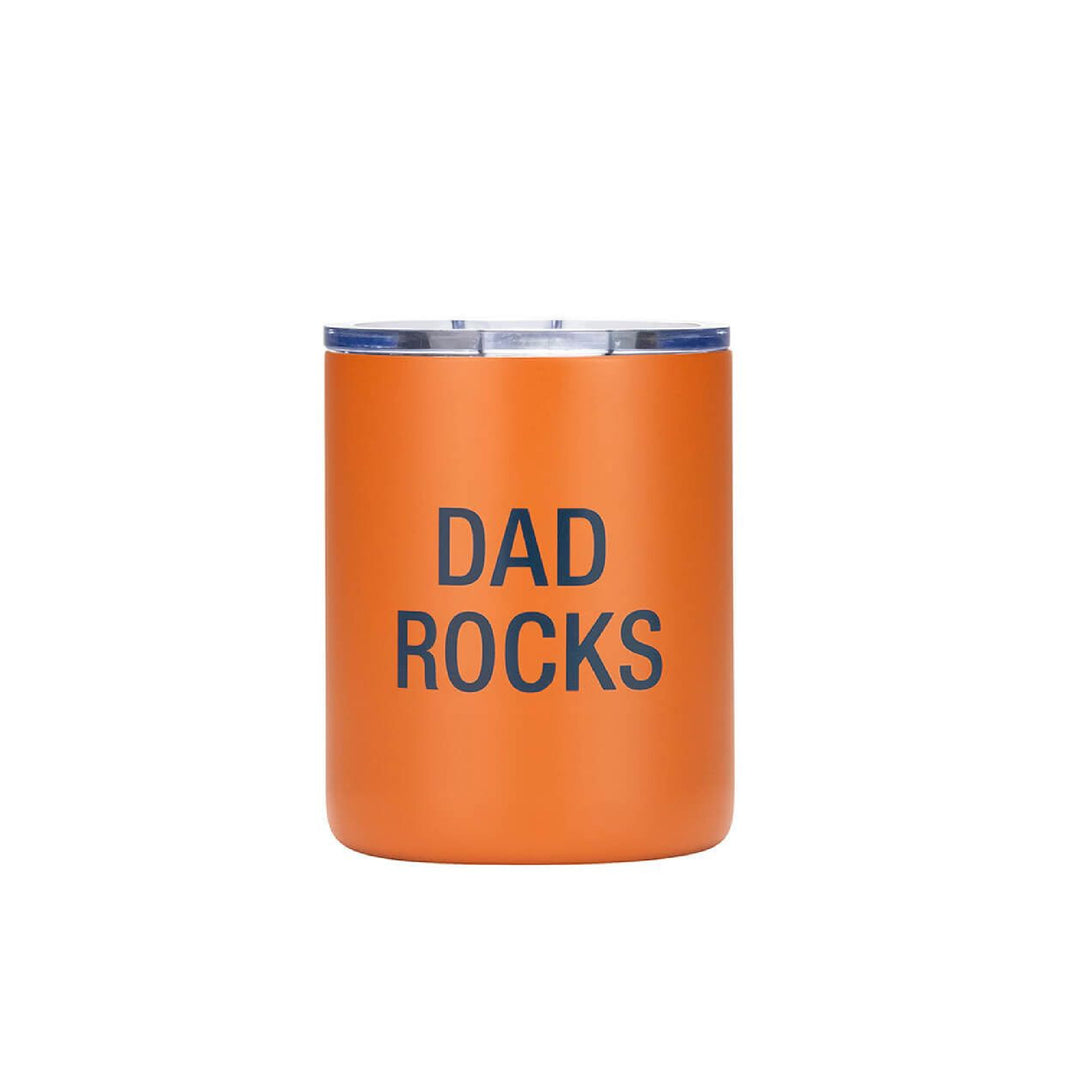 Insulated Lowball Tumbler - Dad Rocks