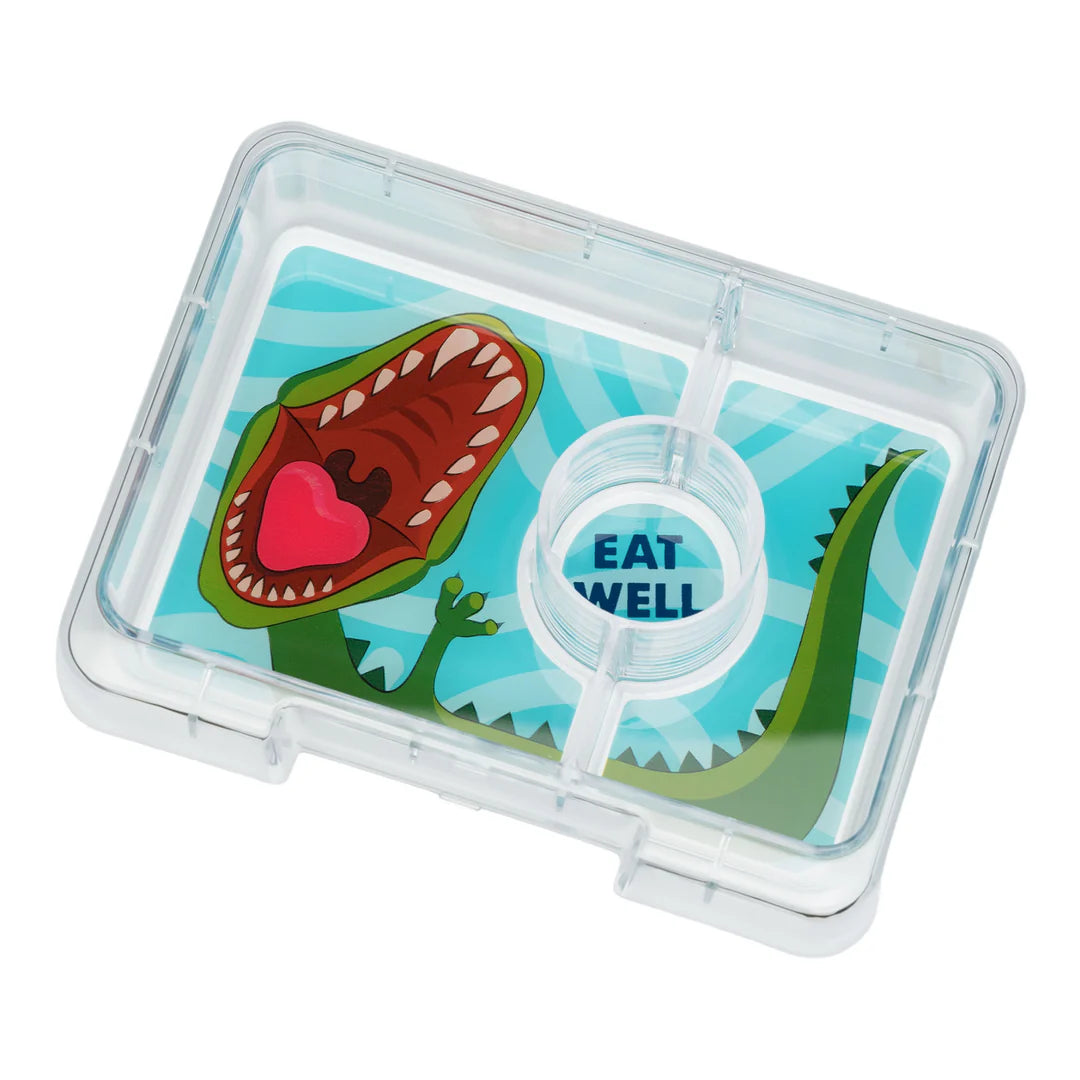 Yumbox Snack Box - Surf Blue - Dinosaur