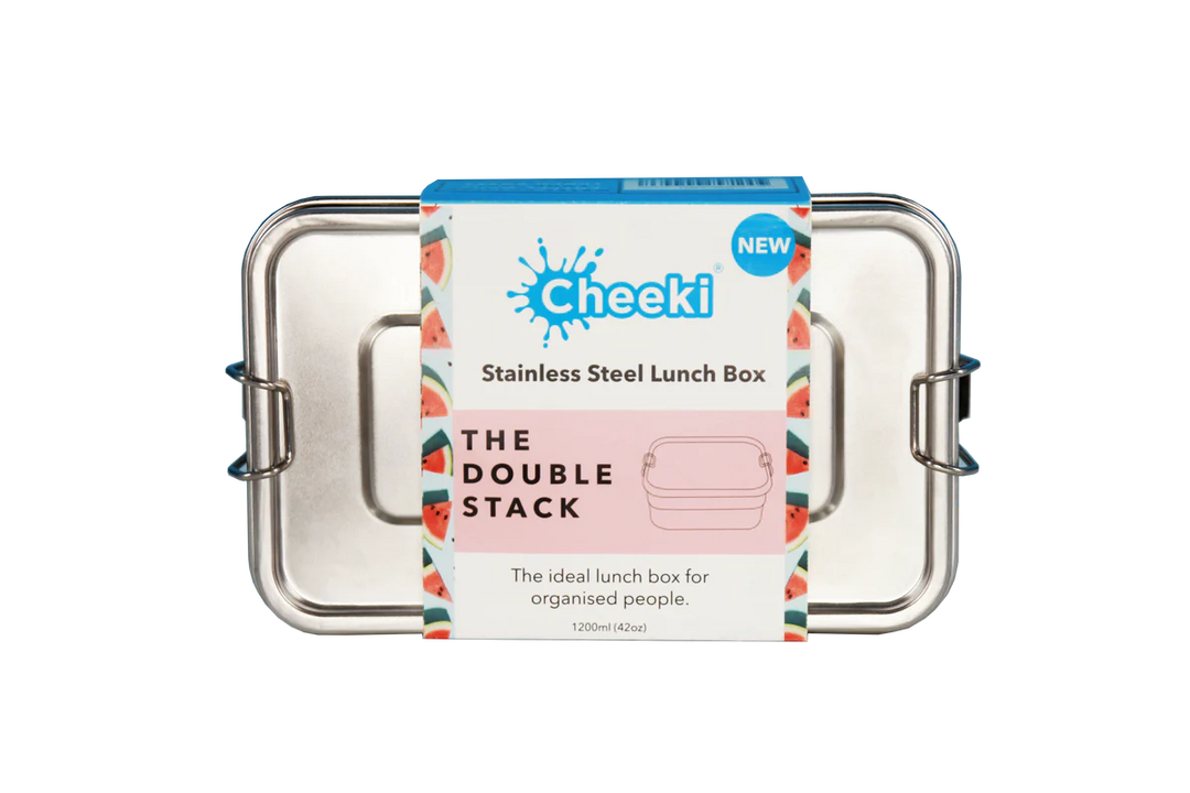 Cheeki Double Stack Stainless Steel Lunch Box