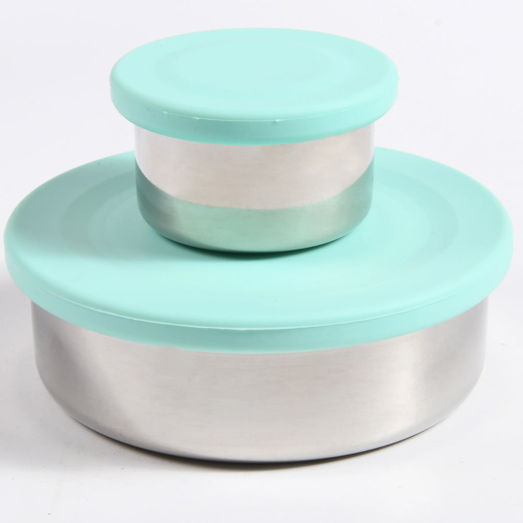 Ecococoon Stainless Steel Snack Pots - Mint