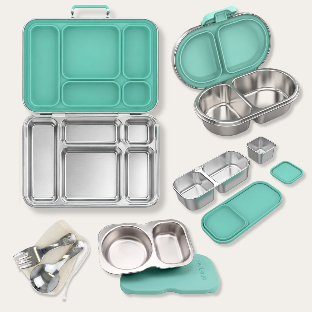 EverBento Ultimate Stainless Steel Bento Bundle - River Mint
