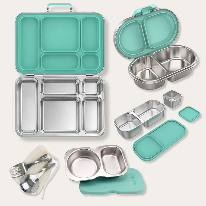 EverBento Ultimate Stainless Steel Bento Bundle - River Mint