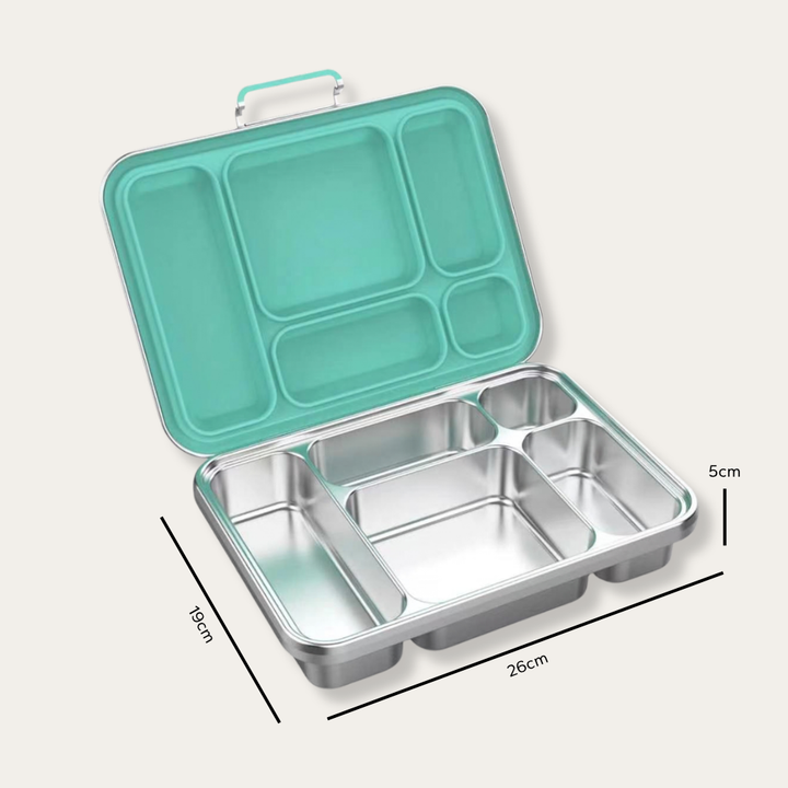 EverBento Classic Stainless Steel & Silicone Bento - River Mint