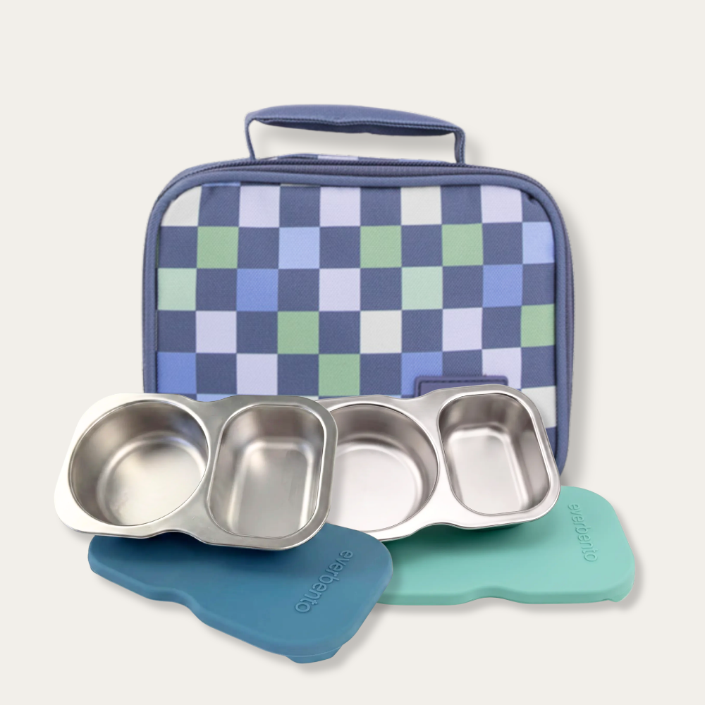EverBento 2 x DipDuo + MontiiCo Mini Bag Bundle - Checkmate